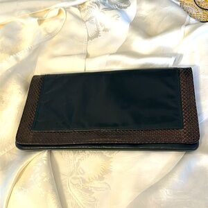 Vintage leather clutch